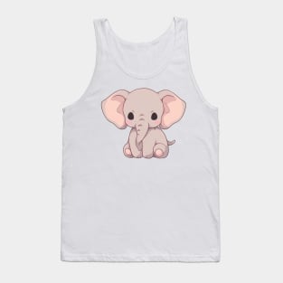 Simple drawn elephant Tank Top